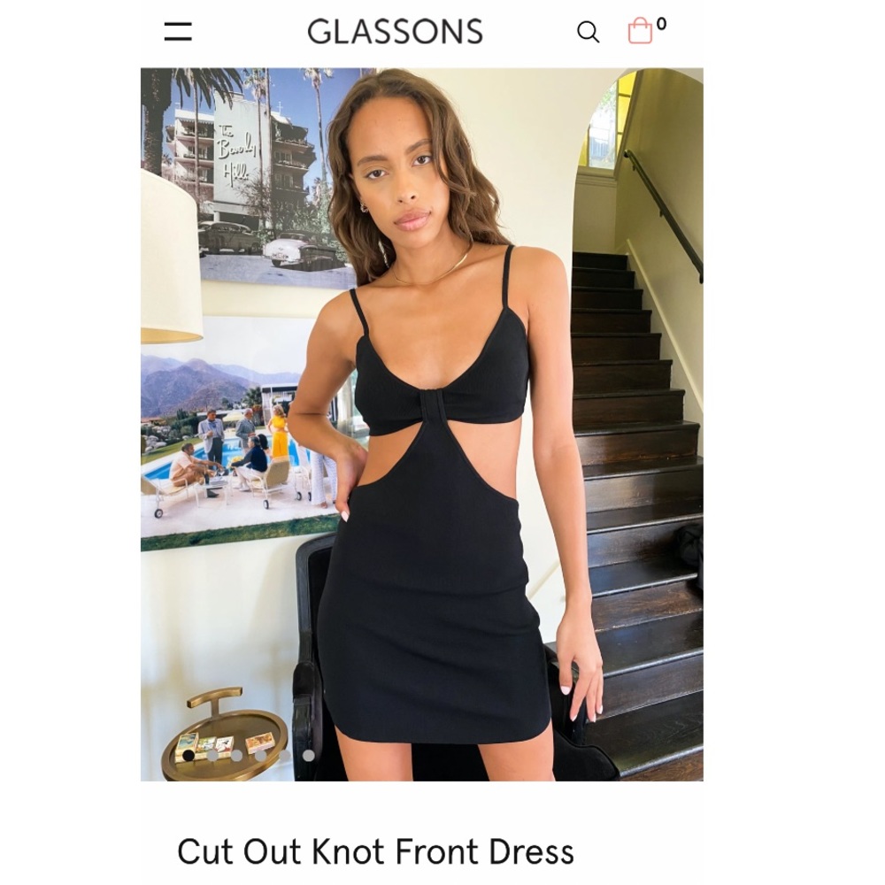 Cut out front dress